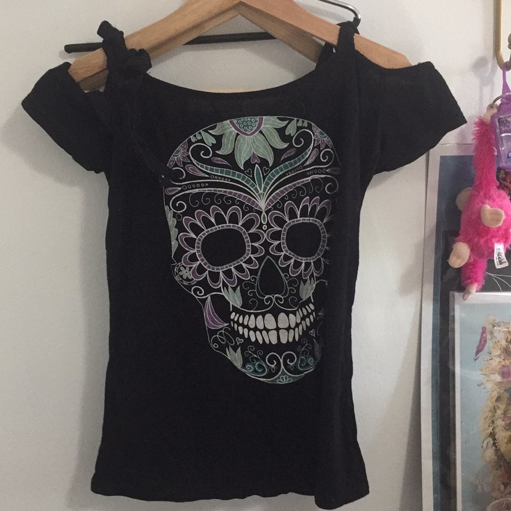 Kids cold shoulder tee